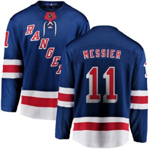 Boern-NHL-New-York-Rangers-Ishockey-Troeje-Mark-Messier-11-Breakaway-Royal-Blaa-Fanatics-Branded-Hjemme