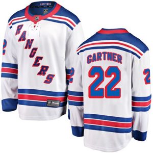 Boern-NHL-New-York-Rangers-Ishockey-Troeje-Mike-Gartner-22-Breakaway-Hvid-Fanatics-Branded-Ude