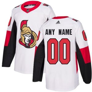 Boern-NHL-Ottawa-Senators-Ishockey-Troeje-Customized-Ude-Hvid-Authentic