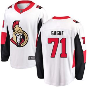 Boern-NHL-Ottawa-Senators-Ishockey-Troeje-Gabriel-Gagne-71-Breakaway-Hvid-Fanatics-Branded-Ude