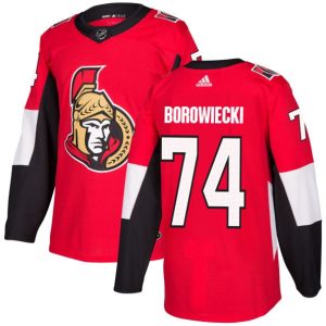 Boern-NHL-Ottawa-Senators-Ishockey-Troeje-Mark-Borowiecki-74-Authentic-Roed-Hjemme