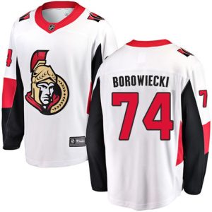 Boern-NHL-Ottawa-Senators-Ishockey-Troeje-Mark-Borowiecki-74-Breakaway-Hvid-Fanatics-Branded-Ude