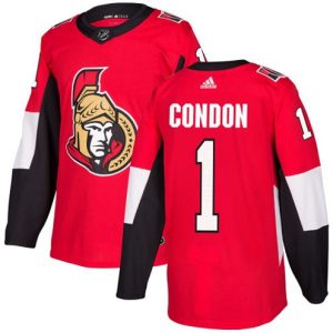 Boern-NHL-Ottawa-Senators-Ishockey-Troeje-Mike-Condon-1-Authentic-Roed-Hjemme