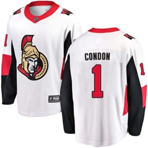 Boern-NHL-Ottawa-Senators-Ishockey-Troeje-Mike-Condon-1-Breakaway-Hvid-Fanatics-Branded-Ude