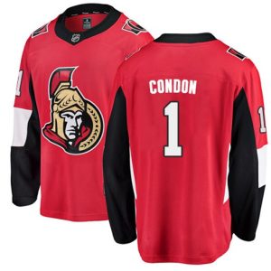 Boern-NHL-Ottawa-Senators-Ishockey-Troeje-Mike-Condon-1-Breakaway-Roed-Fanatics-Branded-Hjemme
