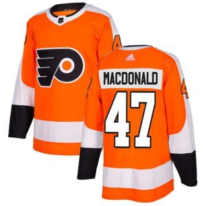 Boern-NHL-Philadelphia-Flyers-Ishockey-Troeje-Andrew-MacDonald-47-Authentic-Orange-Hjemme