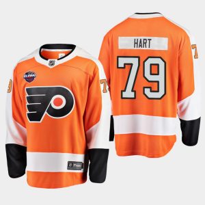 Boern-NHL-Philadelphia-Flyers-Ishockey-Troeje-Carter-Hart-79-Orange-2019-Global-Series-Breakaway-Player