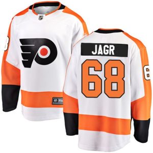 Boern-NHL-Philadelphia-Flyers-Ishockey-Troeje-Jaromir-Jagr-68-Breakaway-Hvid-Fanatics-Branded-Ude