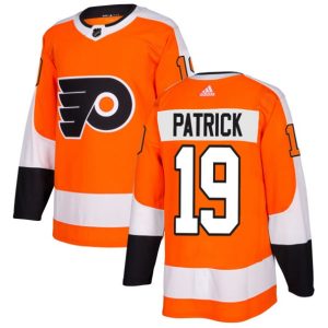Boern-NHL-Philadelphia-Flyers-Ishockey-Troeje-Nolan-Patrick-19-Authentic-Orange-Hjemme
