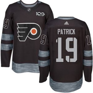 Boern-NHL-Philadelphia-Flyers-Ishockey-Troeje-Nolan-Patrick-19-Authentic-Sort-1917-2017-100th-Anniversary