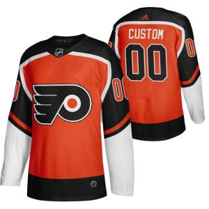 Boern-NHL-Philadelphia-Flyers-Ishockey-Troeje-Orange-2020-21-Reverse-Retro-Fourth-Authentic-Custom