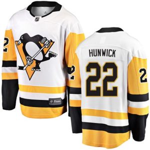 Boern-NHL-Pittsburgh-Penguins-Ishockey-Troeje-Matt-Hunwick-22-Breakaway-Hvid-Fanatics-Branded-Ude