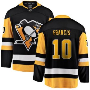 Boern-NHL-Pittsburgh-Penguins-Ishockey-Troeje-Ron-Francis-10-Breakaway-Sort-Fanatics-Branded-Hjemme