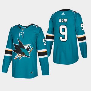 Boern-NHL-San-Jose-Sharks-Ishockey-Troeje-Evander-Kane-9-Hjemme-Teal