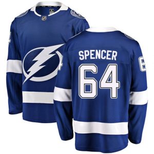 Boern-NHL-Tampa-Bay-Lightning-Ishockey-Troeje-Matthew-Spencer-64-Breakaway-Blaa-Fanatics-Branded-Hjemme