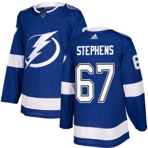 Boern-NHL-Tampa-Bay-Lightning-Ishockey-Troeje-Mitchell-Stephens-67-Authentic-Royal-Blaa-Hjemme