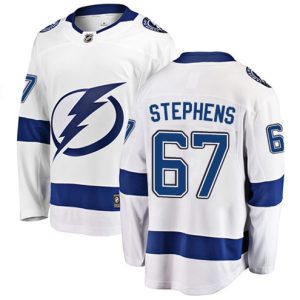 Boern-NHL-Tampa-Bay-Lightning-Ishockey-Troeje-Mitchell-Stephens-67-Breakaway-Hvid-Fanatics-Branded-Ude