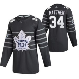 Boern-NHL-Toronto-Maple-Leafs-Ishockey-Troeje-Auston-Matthews-34-Graa-2020-NHL-All-Star