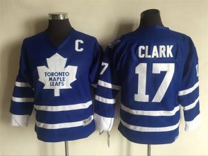 Boern-NHL-Toronto-Maple-Leafs-Ishockey-Troeje-Clark-17-Blaa