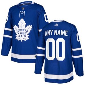 Boern-NHL-Toronto-Maple-Leafs-Ishockey-Troeje-Customized-Hjemme-Royal-Blaa-Authentic