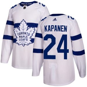 Boern-NHL-Toronto-Maple-Leafs-Ishockey-Troeje-Kasperi-Kapanen-24-Authentic-Hvid-2018-Stadium-Series