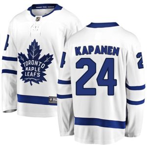 Boern-NHL-Toronto-Maple-Leafs-Ishockey-Troeje-Kasperi-Kapanen-24-Breakaway-Hvid-Fanatics-Branded-Ude