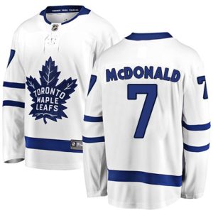 Boern-NHL-Toronto-Maple-Leafs-Ishockey-Troeje-Lanny-McDonald-7-Breakaway-Hvid-Fanatics-Branded-Ude