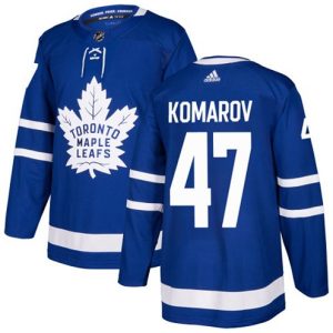 Boern-NHL-Toronto-Maple-Leafs-Ishockey-Troeje-Leo-Komarov-47-Authentic-Royal-Blaa-Hjemme