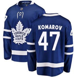 Boern-NHL-Toronto-Maple-Leafs-Ishockey-Troeje-Leo-Komarov-47-Breakaway-Royal-Blaa-Fanatics-Branded-Hjemme