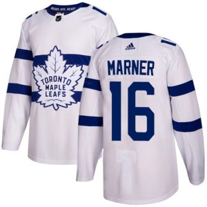 Boern-NHL-Toronto-Maple-Leafs-Ishockey-Troeje-Mitchell-Marner-16-Authentic-Hvid-2018-Stadium-Series