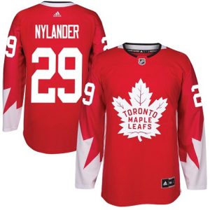 Boern-NHL-Toronto-Maple-Leafs-Ishockey-Troeje-William-Nylander-29-Authentic-Roed-Alternate