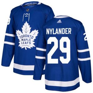 Boern-NHL-Toronto-Maple-Leafs-Ishockey-Troeje-William-Nylander-29-Authentic-Royal-Blaa-Hjemme