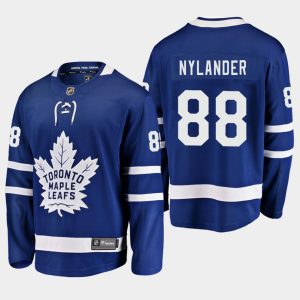 Boern-NHL-Toronto-Maple-Leafs-Ishockey-Troeje-William-Nylander-88-Hjemme-Blaa-Breakaway-Player