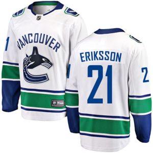 Boern-NHL-Vancouver-Canucks-Ishockey-Troeje-Loui-Eriksson-21-Breakaway-Hvid-Fanatics-Branded-Ude