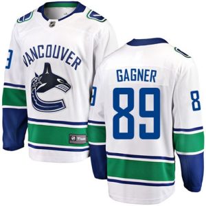Boern-NHL-Vancouver-Canucks-Ishockey-Troeje-Sam-Gagner-89-Breakaway-Hvid-Fanatics-Branded-Ude
