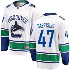 Boern-NHL-Vancouver-Canucks-Ishockey-Troeje-Sven-Baertschi-47-Breakaway-Hvid-Fanatics-Branded-Ude