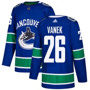 Boern-NHL-Vancouver-Canucks-Ishockey-Troeje-Thomas-Vanek-26-Authentic-Blaa-Hjemme