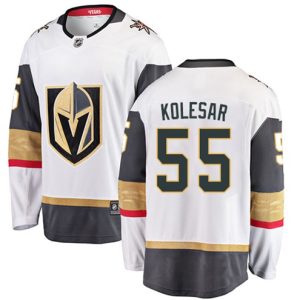 Boern-NHL-Vegas-Golden-Knights-Ishockey-Troeje-Keegan-Kolesar-55-Breakaway-Hvid-Fanatics-Branded-Ude