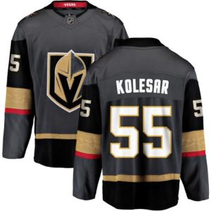 Boern-NHL-Vegas-Golden-Knights-Ishockey-Troeje-Keegan-Kolesar-55-Breakaway-Sort-Fanatics-Branded-Hjemme