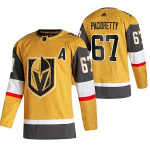 Boern-NHL-Vegas-Golden-Knights-Ishockey-Troeje-Max-Pacioretty-67-2020-21-Kulta-Authentic