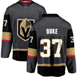 Boern-NHL-Vegas-Golden-Knights-Ishockey-Troeje-Reid-Duke-37-Breakaway-Sort-Fanatics-Branded-Hjemme