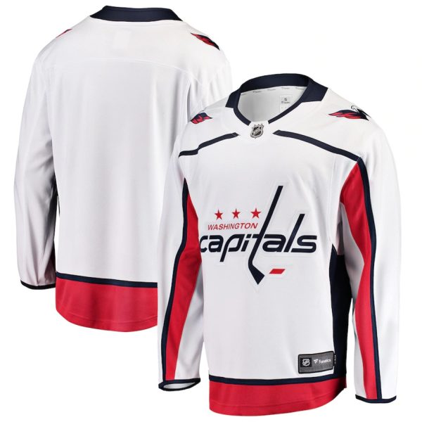 Boern-NHL-Washington-Capitals-Ishockey-Troeje-Fanatics-Branded-Hvid-Breakaway-Ude