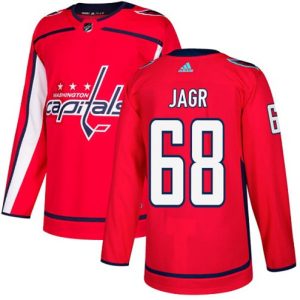 Boern-NHL-Washington-Capitals-Ishockey-Troeje-Jaromir-Jagr-68-Authentic-Roed-Hjemme