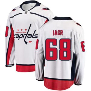 Boern-NHL-Washington-Capitals-Ishockey-Troeje-Jaromir-Jagr-68-Breakaway-Hvid-Fanatics-Branded-Ude