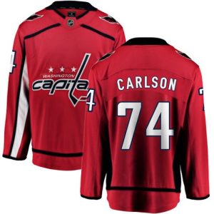 Boern-NHL-Washington-Capitals-Ishockey-Troeje-John-Carlson-74-Breakaway-Roed-Fanatics-Branded-Hjemme