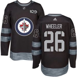 Boern-NHL-Winnipeg-Jets-Ishockey-Troeje-Blake-Wheeler-26-1917-2017-100th-Anniversary-Sort-Authentic
