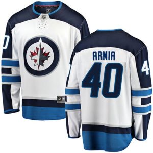 Boern-NHL-Winnipeg-Jets-Ishockey-Troeje-Joel-Armia-40-Breakaway-Hvid-Fanatics-Branded-Ude