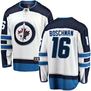 Boern-NHL-Winnipeg-Jets-Ishockey-Troeje-Laurie-Boschman-16-Breakaway-Hvid-Fanatics-Branded-Ude