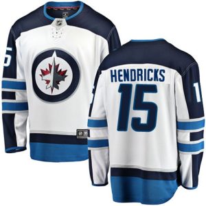 Boern-NHL-Winnipeg-Jets-Ishockey-Troeje-Matt-Hendricks-15-Breakaway-Hvid-Fanatics-Branded-Ude