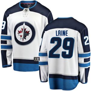 Boern-NHL-Winnipeg-Jets-Ishockey-Troeje-Patrik-Laine-29-Breakaway-Hvid-Fanatics-Branded-Ude